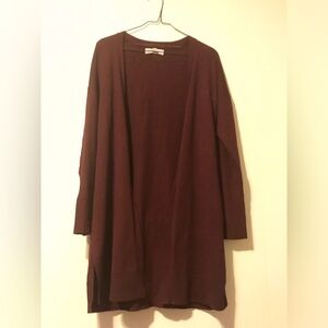 Philosophy Mulberry Longline Open Cardigan